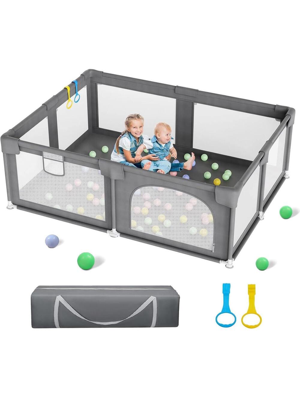 Extra Large Baby Playpen Ideal First-time Mom Big Playard Multiple Babies 70x59